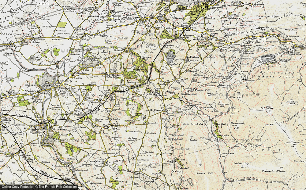 Old Map of Greenwell, 1901-1904 in 1901-1904