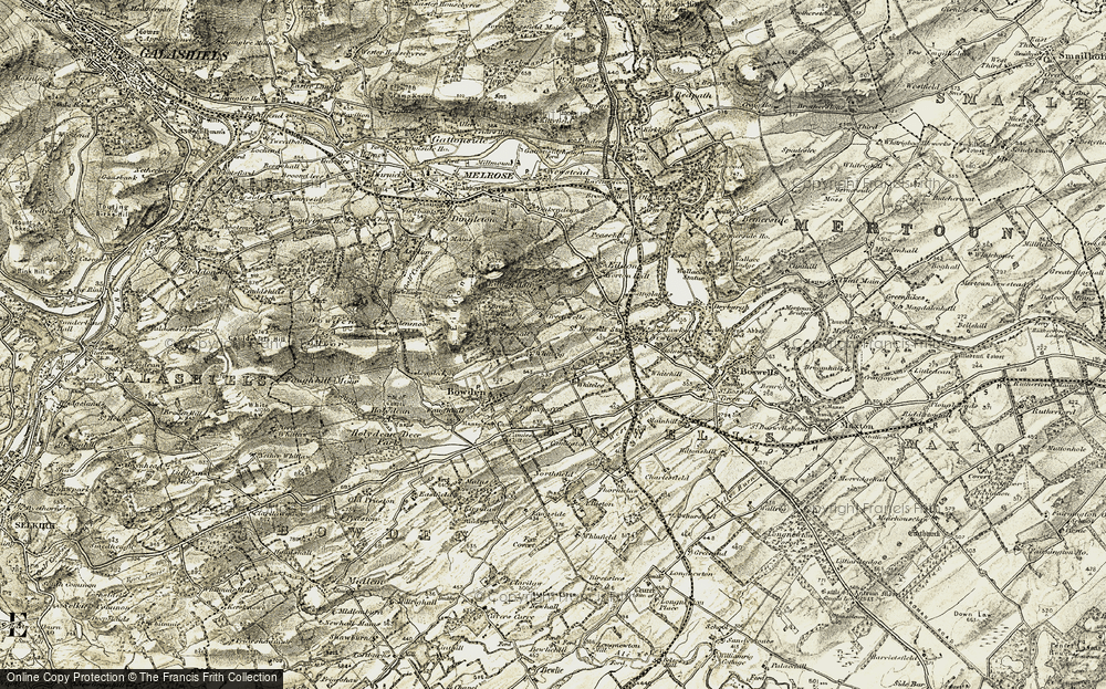 Old Map of Greenwells, 1901-1904 in 1901-1904