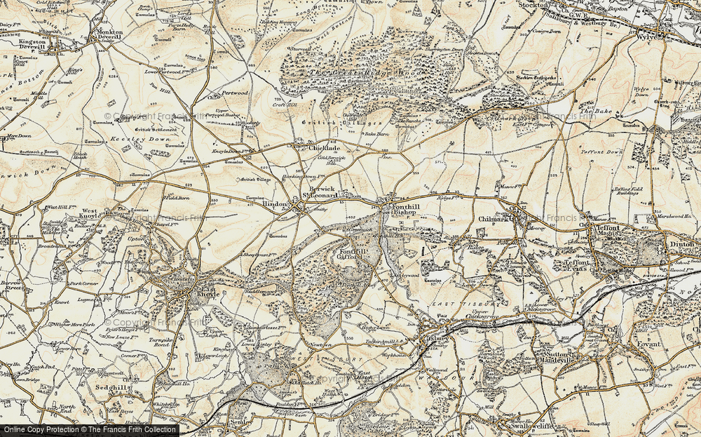 Old Map of Greenwich, 1897-1899 in 1897-1899