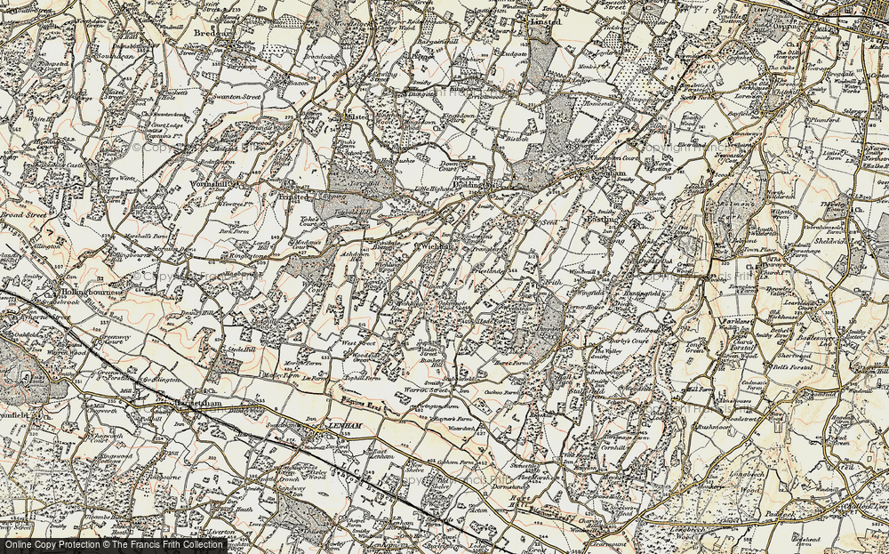 Old Map of Greet, 1897-1898 in 1897-1898
