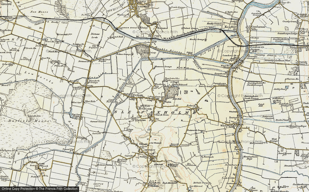 Old Map of Grey Green, 1903 in 1903