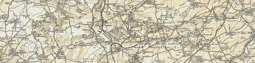 Old map of Greyfield in 1899