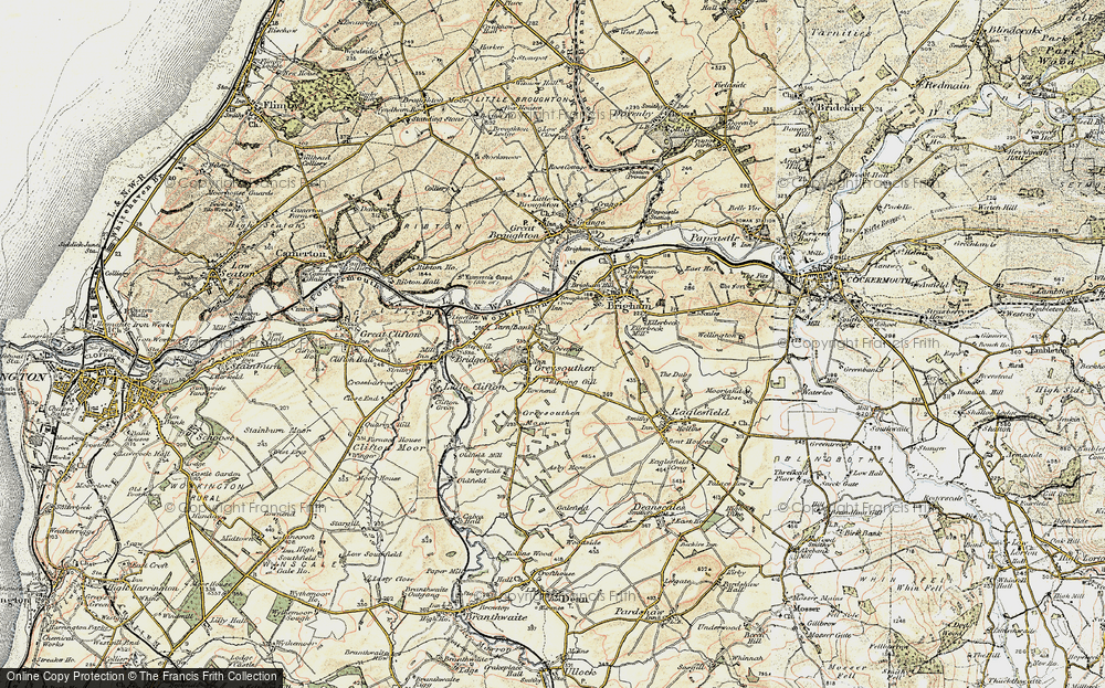 Old Map of Greysouthen, 1901-1904 in 1901-1904