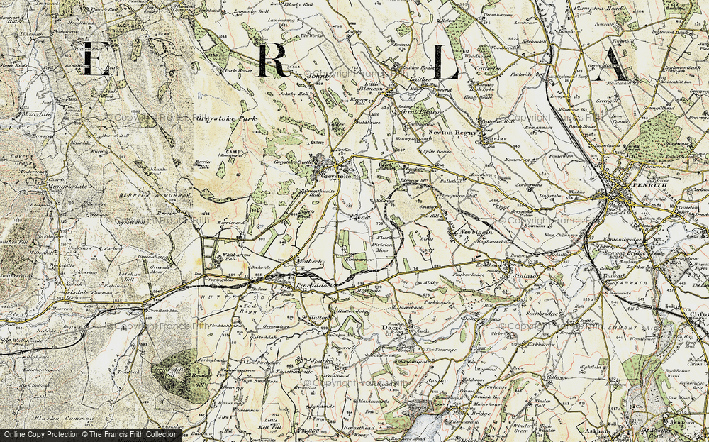 Old Map of Greystoke Gill, 1901-1904 in 1901-1904