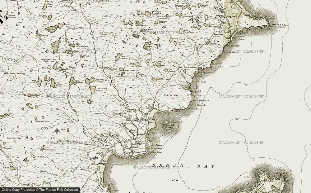 Old Map of Griais, 1909-1911 in 1909-1911