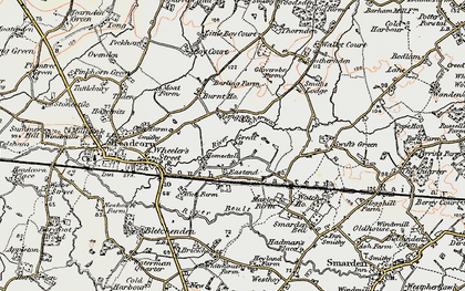 Old map of Grigg in 1897-1898