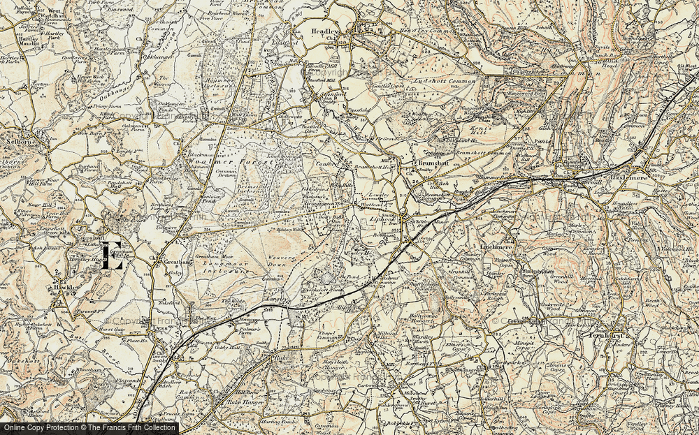 Old Map of Griggs Green, 1897-1900 in 1897-1900