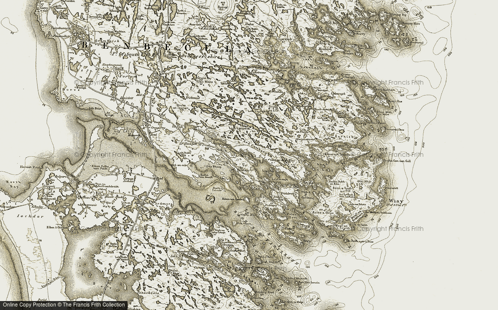 Old Map of Griomasaigh, 1911 in 1911