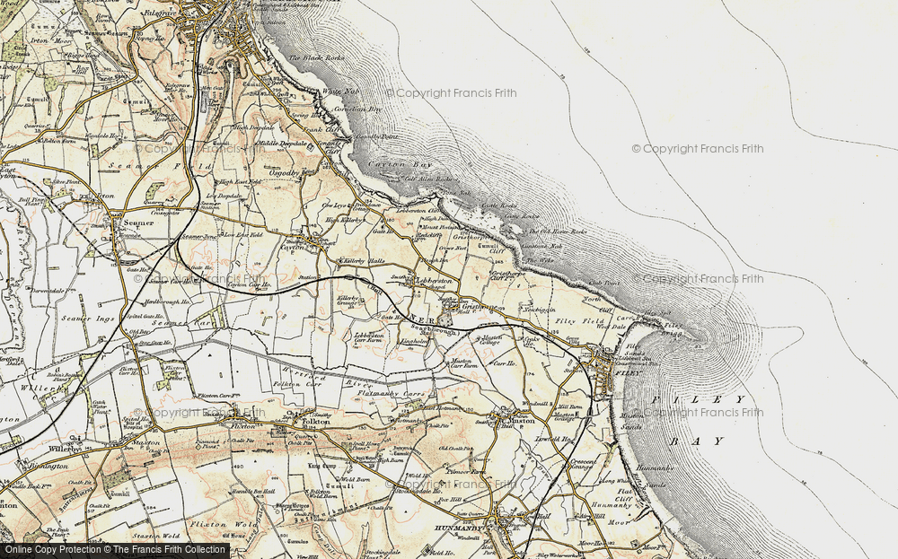 Old Map of Gristhorpe, 1903-1904 in 1903-1904