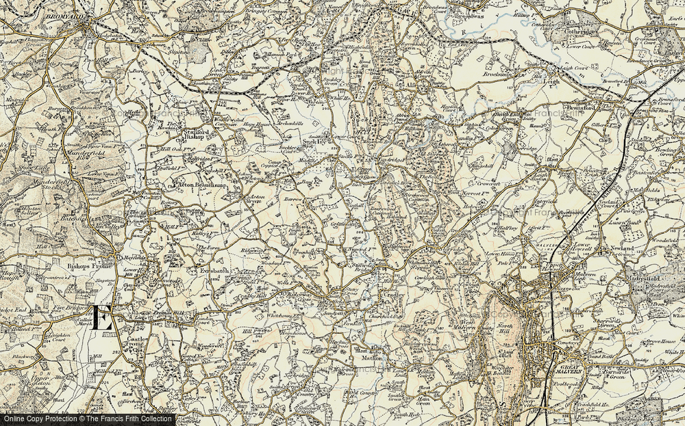 Old Map of Grittlesend, 1899-1901 in 1899-1901