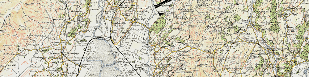 Old map of Bank End in 1903-1904