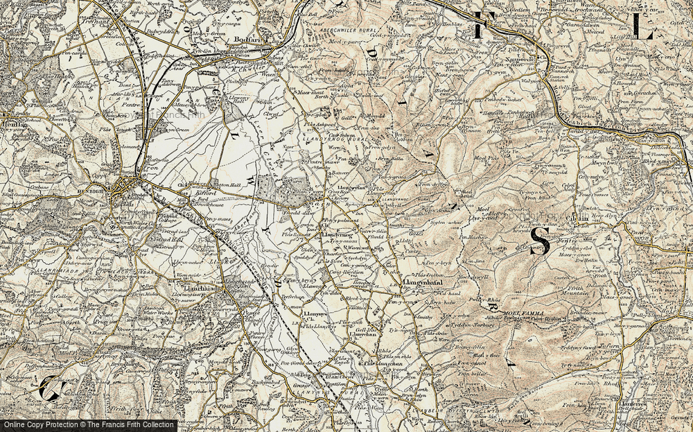 Old Map of Groes Efa, 1902-1903 in 1902-1903