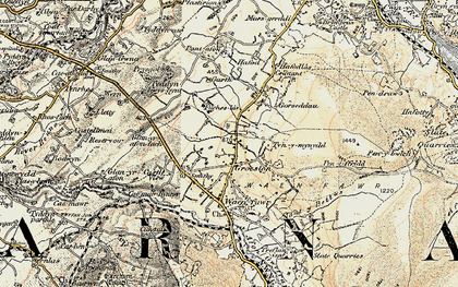 Old map of Fuchas Las in 1903-1910