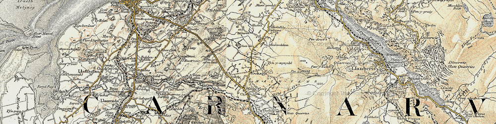 Old map of Fuchas Las in 1903-1910