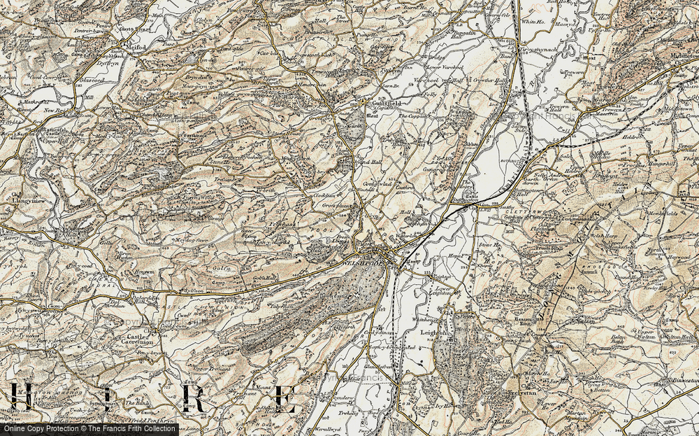 Old Map of Groespluan, 1902-1903 in 1902-1903