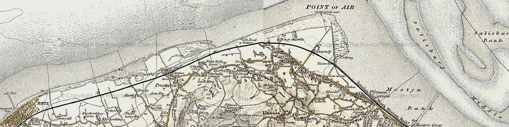 Old map of Tyn-y-Morfa in 1902