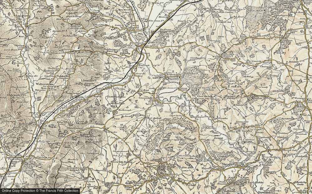 Old Map of Grosmont, 1899-1900 in 1899-1900