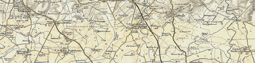 Old map of Gross Green in 1898-1902
