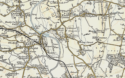 Old map of Grove, The in 1899-1901