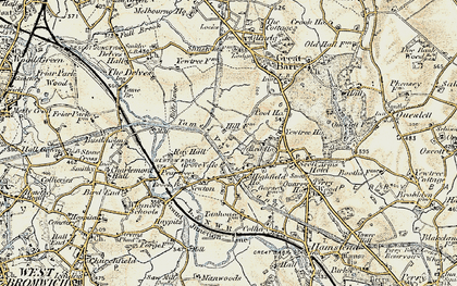 Old map of Grove Vale in 1902