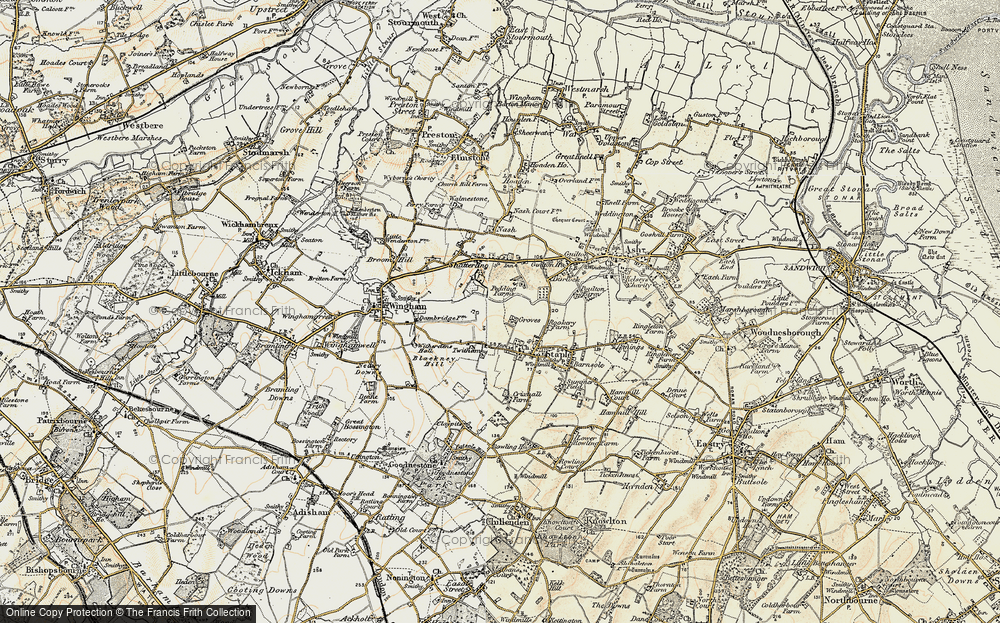 Old Map of Groves, 1898-1899 in 1898-1899