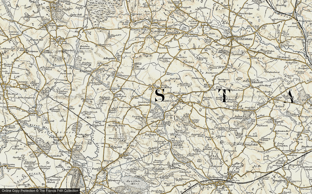 Old Map of Grub Street, 1902 in 1902