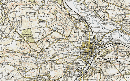 Old map of Guard House in 1903-1904