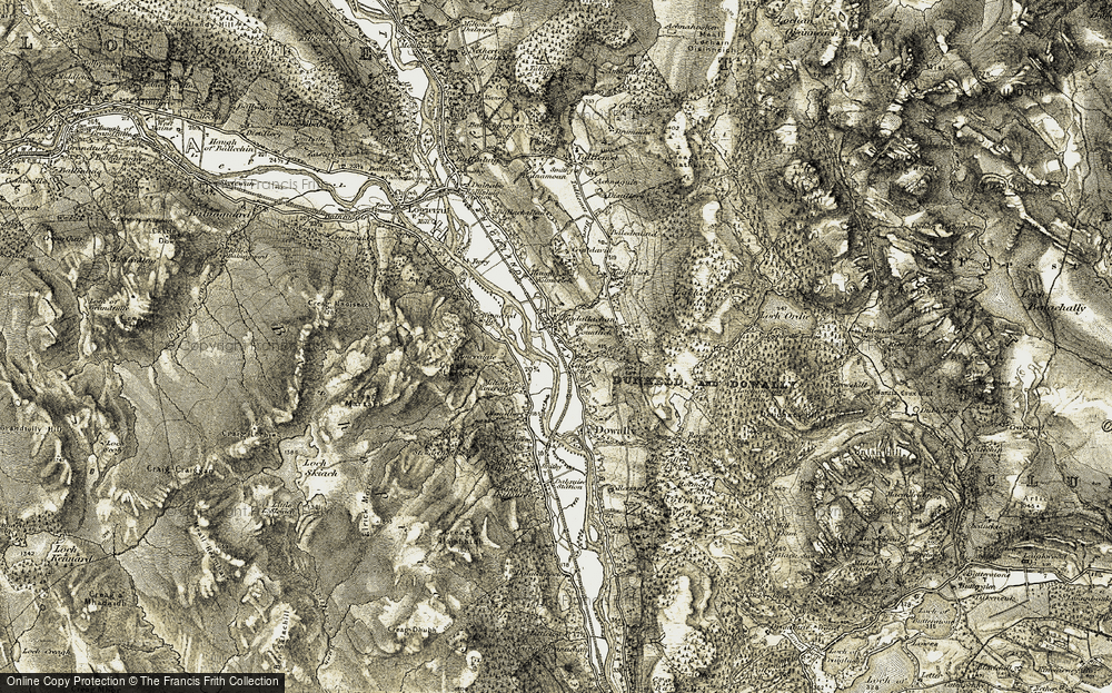 Old Map of Guay, 1907-1908 in 1907-1908