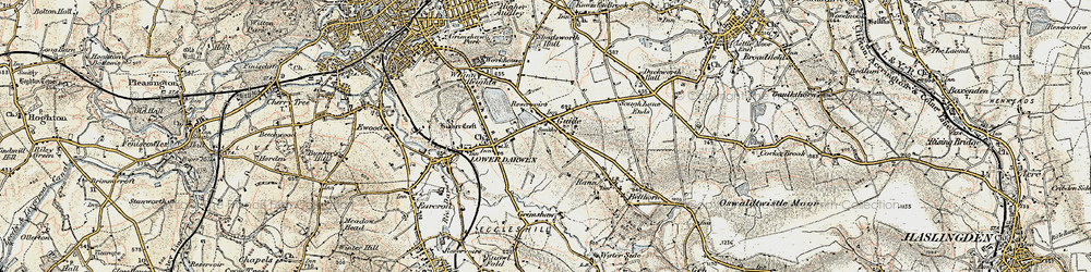 Old map of Guide in 1903