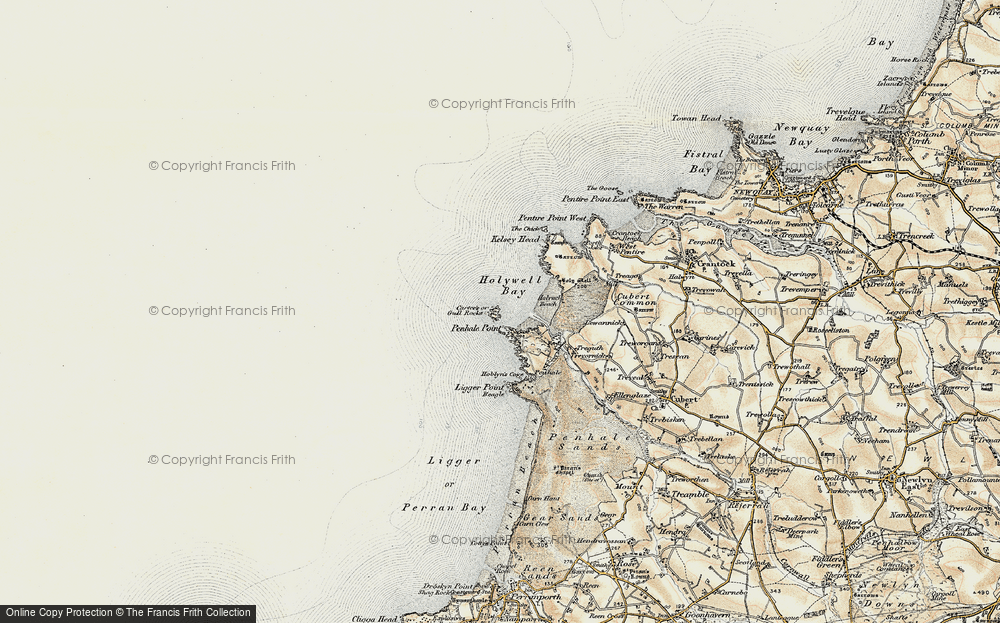 Old Map of Gull, 1900 in 1900