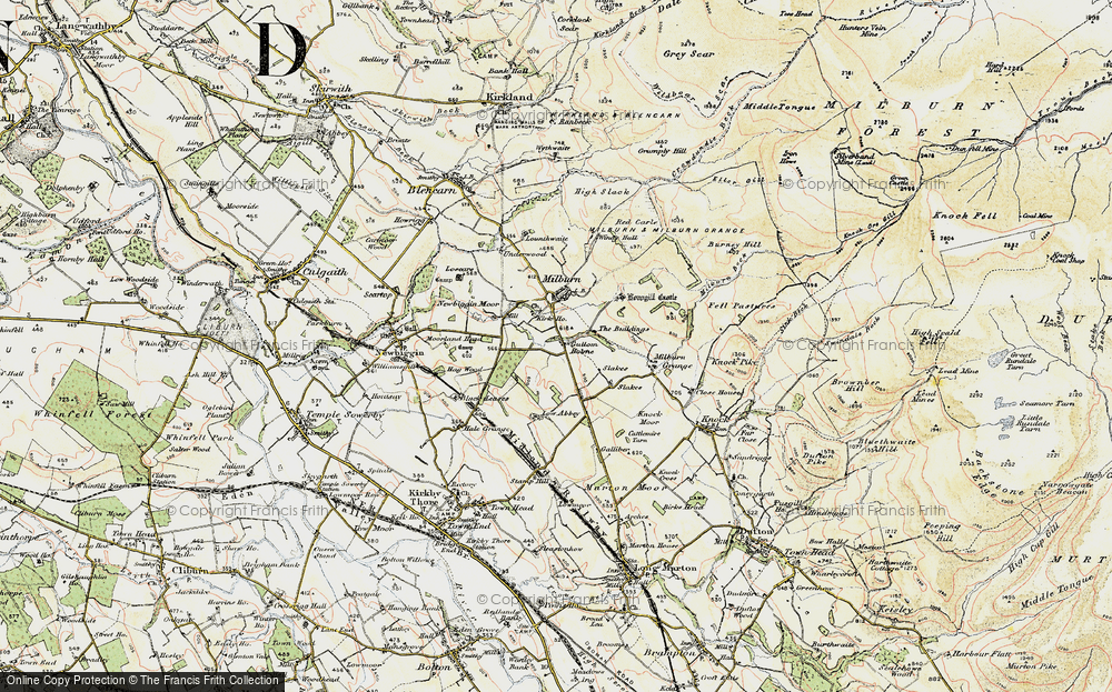 Old Map of Gullom Holme, 1901-1904 in 1901-1904