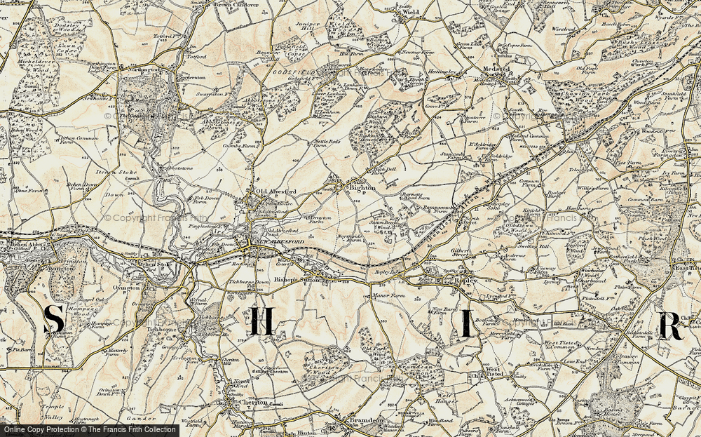 Old Map of Gundleton, 1897-1900 in 1897-1900