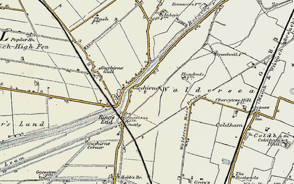 Old map of Guyhirn in 1901-1902