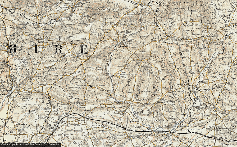 Old Map of Gwastad, 1901-1912 in 1901-1912