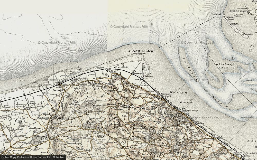 Old Map of Gwespyr, 1902-1903 in 1902-1903