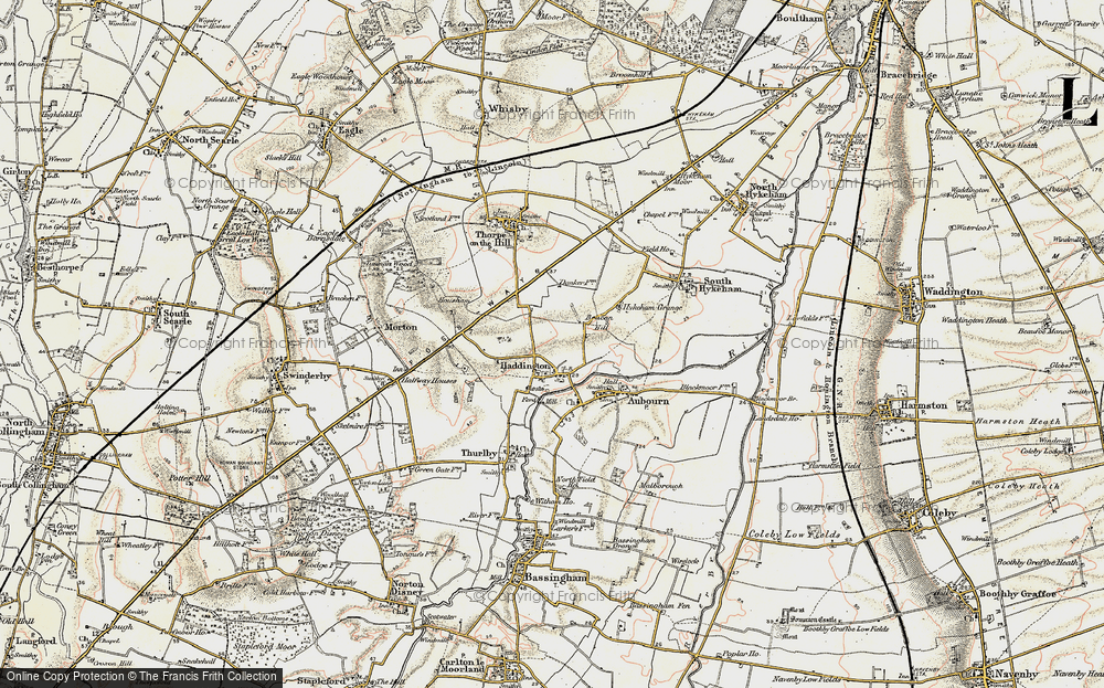 Old Map of Haddington, 1902-1903 in 1902-1903