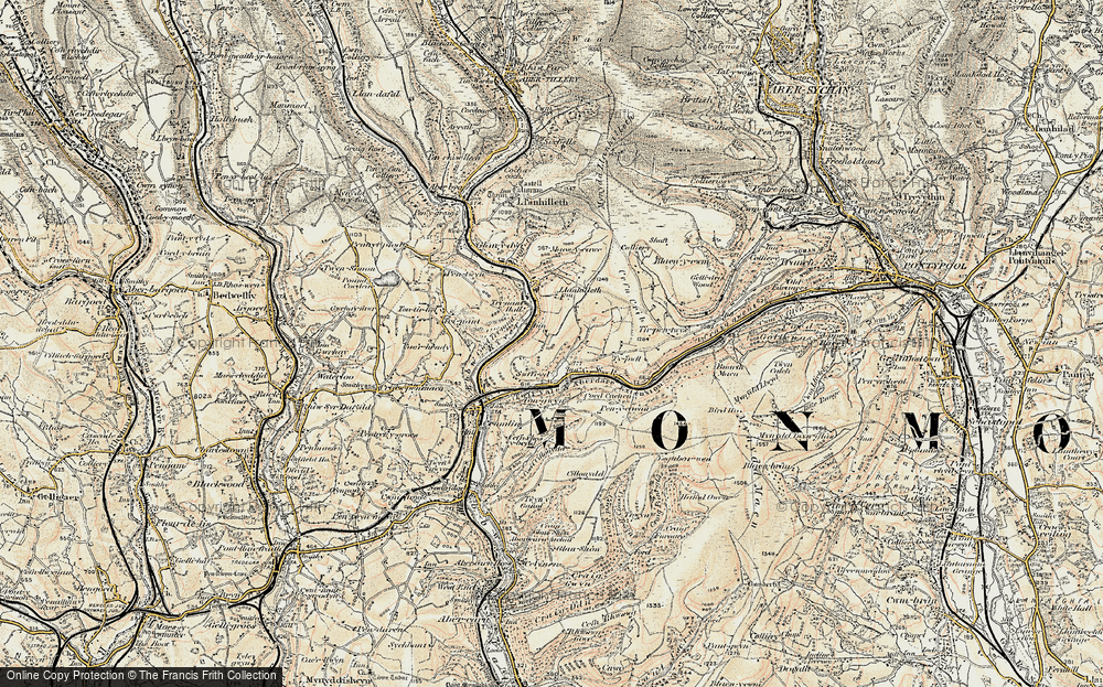 Old Map of Hafodyrynys, 1899-1900 in 1899-1900