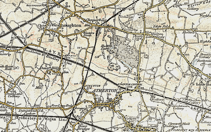 Old map of Hag Fold in 1903