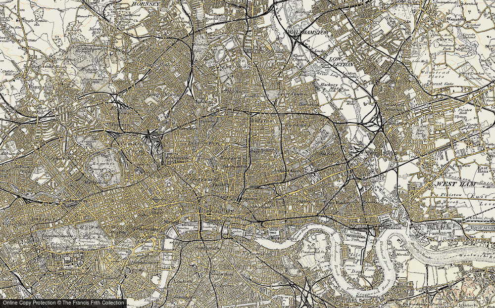 Old Map of Haggerston, 1897-1902 in 1897-1902