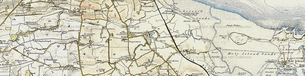 Old map of Haggerston in 1901-1903