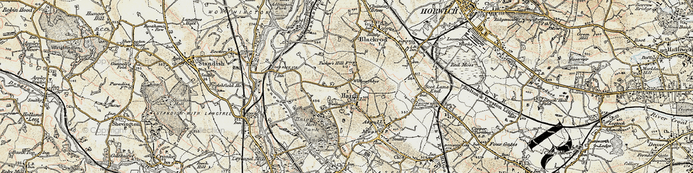 Old map of Willoughbys in 1903