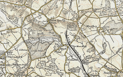 Old map of Haigh in 1903