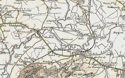 Old map of Haimwood in 1902
