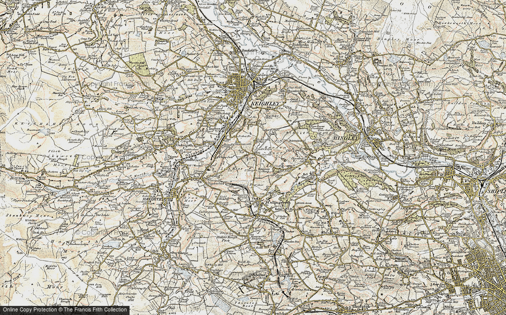 Old Map of Hainworth, 1903-1904 in 1903-1904
