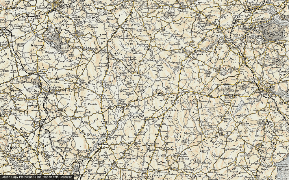 Old Map of Halabezack, 1900 in 1900