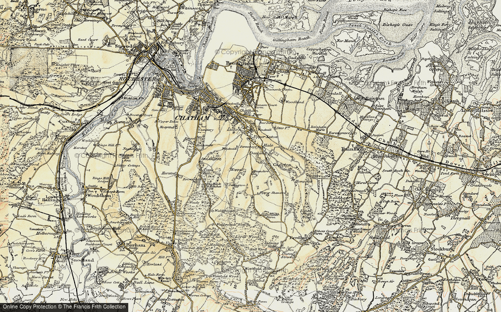 Old Map of Hale, 1897-1898 in 1897-1898