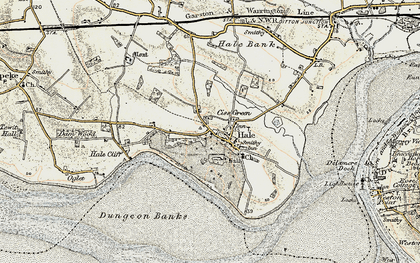 Old map of Hale in 1902-1903