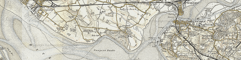 Old map of Hale in 1902-1903