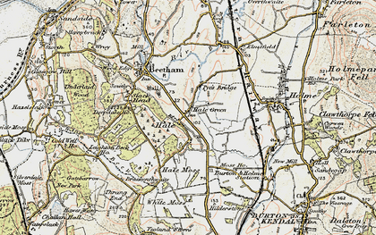 Old map of Hale in 1903-1904