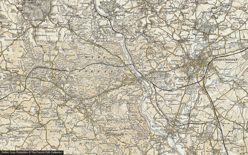 Old Map of Hales Park, 1901-1902 in 1901-1902